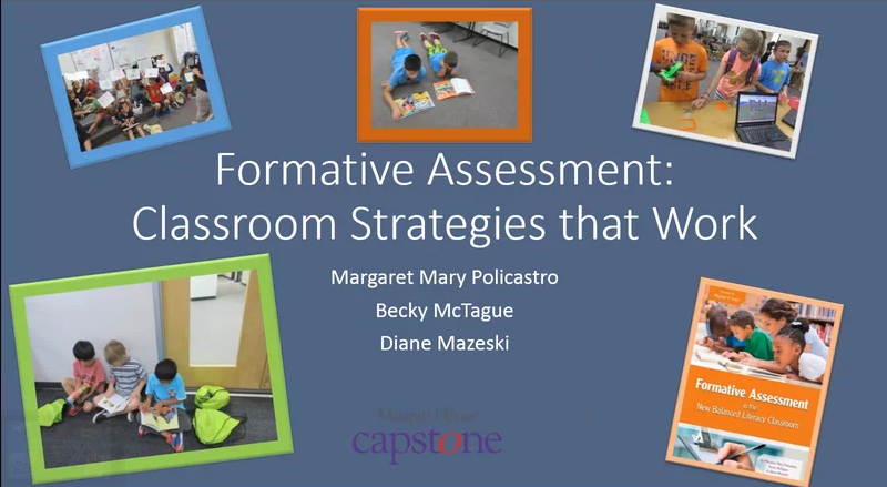 Formative Assessment: Classroom Strategies That Work - Dr. Becky